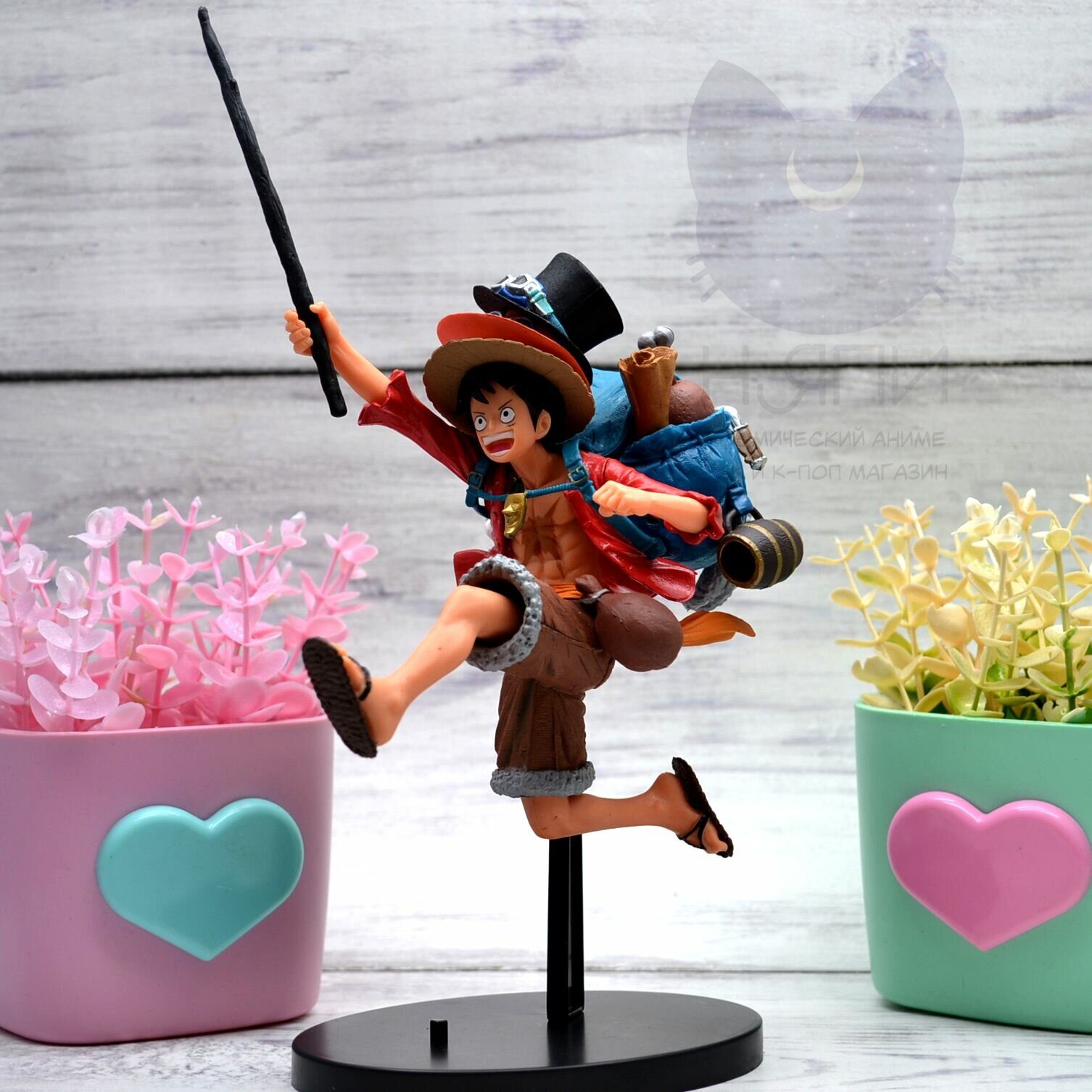 Аниме фигурка "Монки Д. Луффи Ван Пис", бутлег, 18см - Figure Monkey D. Luffy One Piece