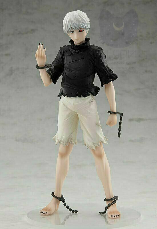 Аниме фигурка "Канеки Кен Токийский Гуль", оригинальная, 17см - Figure POP UP PARADE Tokyo Ghoul Ken Kaneki