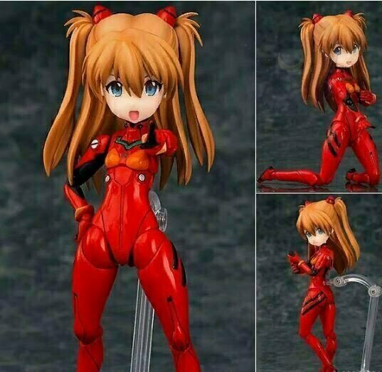 Фигурка фигма Аска из аниме "Евангелион" Бутлег / figure figma Asuka Evangelion, размер фигурки 11см