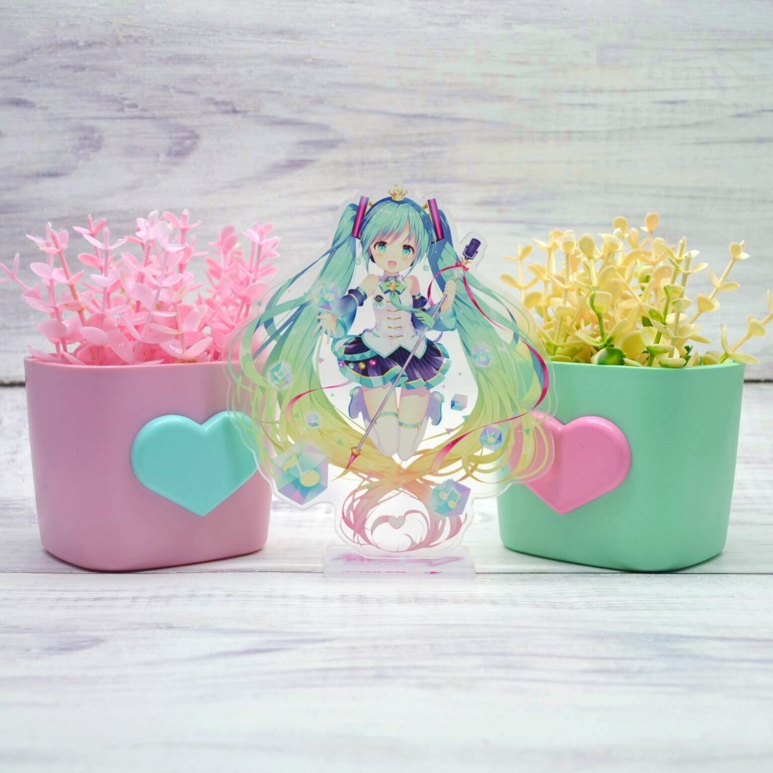 Фигурка-стенд акриловая "Вокалоид Хатсуне Мику" вариант 3 - Figure acrylic stand "Vocaloid Hatsune Miku"