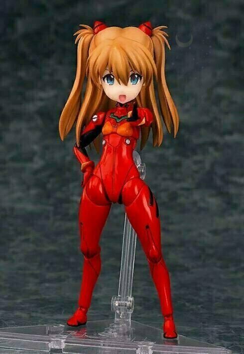 Фигурка фигма Аска из аниме "Евангелион" Бутлег / figure figma Asuka Evangelion, размер фигурки 11см